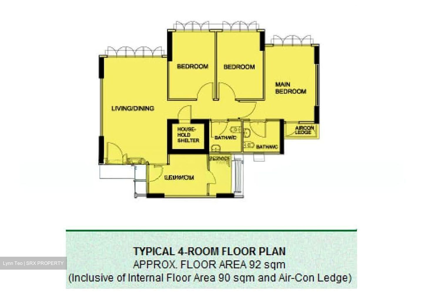 Blk 868B Tampines Greenwood (Tampines), HDB 4 Rooms #532175871